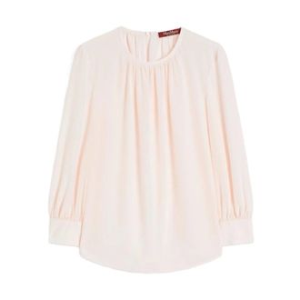 Max Mara Blouses, female, Pink, Size: 2XS Mstcolmo Shirt
