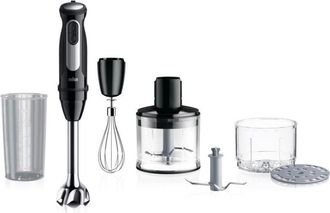 Braun Multiquick 5 Mq55.254mbk 0,5 L Batidora De Inmersi&oacute;n 1000 W Negro, Acero Inoxidable
