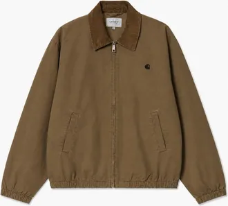 Carhartt Work in Progress Mens Carhartt WIP Madison Ripstop Jacket Dark Beech/Black Garment Dyed - Tan - Size: 38/Regular