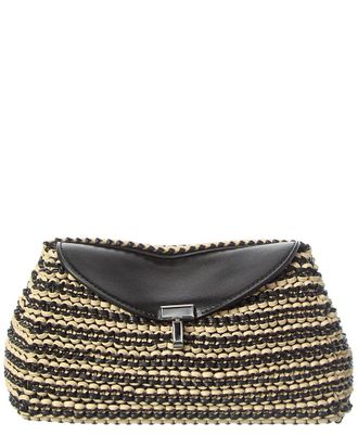 Toteme Toteme T-Lock Mini Leather Clutch