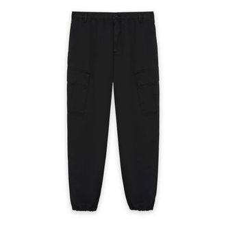 Lyle & Scott Ripstop Cargo Broek met Manchetten - Heren - Broeken - Zwart - Maat: W34 L30 Katoen