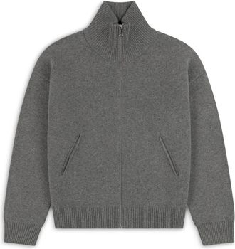 Axel Arigato Truien & Vesten, Heren, Grijs, XL, Wol, Core Zip-Up Sweater