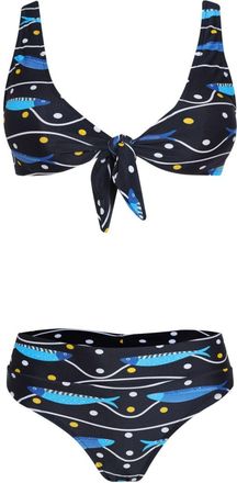Brigitte Set bikini con stampa - Blu