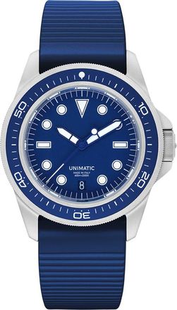 Unimatic Modello Uno U1S-PD6-RB ProDiver TPU Strap Watch, 41.5mm in Blue at Nordstrom