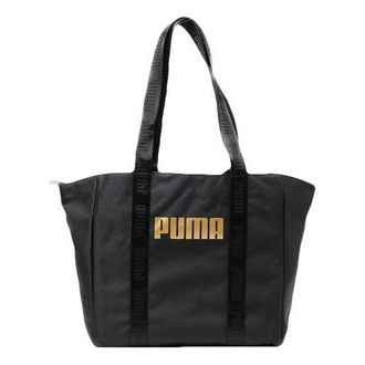 Puma Core Base Large Shopper Bag Black Gold 076947-01