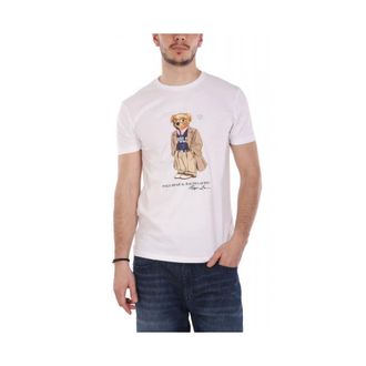 Ralph Lauren Hombre, Camisetas, Blanco, Talla: M