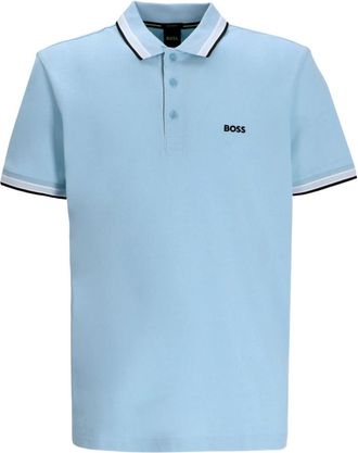 HUGO BOSS Logo-embroidered Polo Shirt