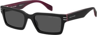 Marc Jacobs Rechthoekige Zonnebril - Heren - Zonnebrillen - Zwart - 54 MM - Accessoires