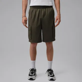 Nike Jordan Mens Jordan Brooklyn Festival Cargo Shorts in Green | IF1955-325