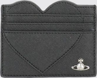 Vivienne Westwood Portacarte a cuore in pelle sintetica con logo Orb