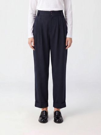 Jacob Cohen Pantaloni Lindsay a vita alta e gamba larga in cotone stretch