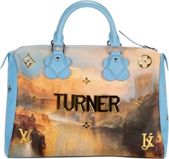 Louis Vuitton Borsa tote Limited Edition Jeff Koons Masters Turner Speedy 30 - Toni neutri
