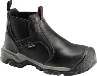 Avenger Mens Ripsaw Romeo Slip-On Aluminum Toe Boot - Regular Width In Black