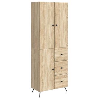 vidaXL Juego De Armarios 2 Uds. Roble Sonoma Madera De Ingenier&iacute;a Vidaxl