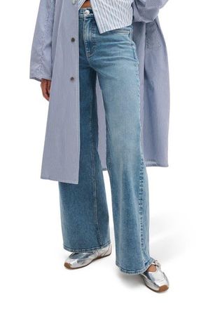 Rag & Bone Flexi Andi High Waist Wide Leg Jeans in Lyon at Nordstrom, Size 26