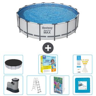 Bestway Piscina Bestway Steel Pro Max Redonda - 488x122 Cm - 8-piezas S566