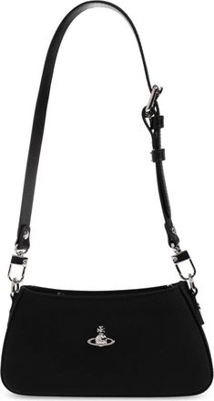 Vivienne Westwood Tasha Bag - Dames - Schoudertassen - Zwart - ONE Size - Polyester - Tassen