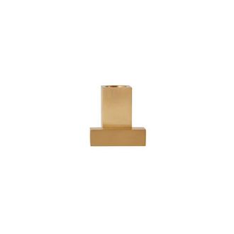 OYOY Square Solid Brass Candleholder in Brushed Brass at Nordstrom