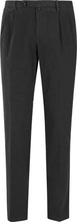 BRIGLIA 1949 side-pockets pleated trousers - Grey