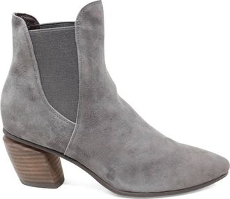 Django & Juliette Womens Jinks Leather Ankle Boot In Chocolate Suede