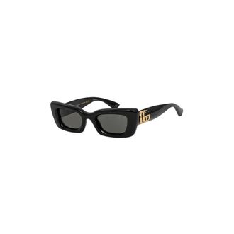 Gucci Cat-eye Zonnebril - Dames - Accessoires - Zwart - Maat: 49 MM