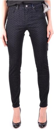 Jacob Cohen Slim Fit Jeans met Polka Dot Patroon - Dames - Skinny Jeans - Zwart - W27 - Katoen - Jeans