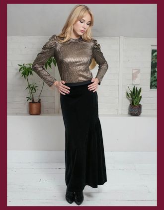 Nooki Design Womens Heather Metallic Top In Gold - Size: 10/8