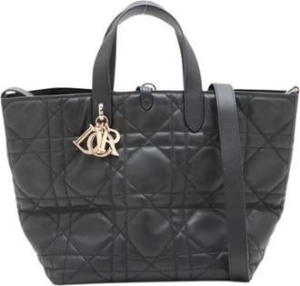 Dior Pre-owned Toujours Large Lucky Star Macrocannage Borsa a Mano 2-Way - - Pre-owned - Donna - Nero - ONE SIZE