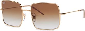 Ray-Ban Arista Square-frame Sunglasses - Gold - One Size
