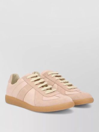 Maison Margiela replica low top calfskin leather sneakers