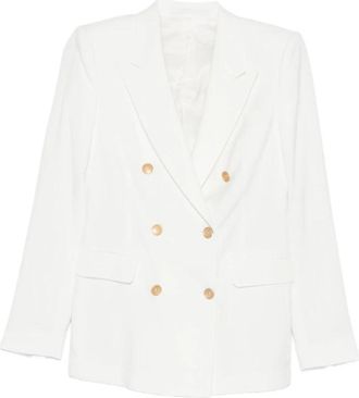 Tagliatore Jassen Cr&egrave;me - Dames - Blazers - Beige - L - Jassen