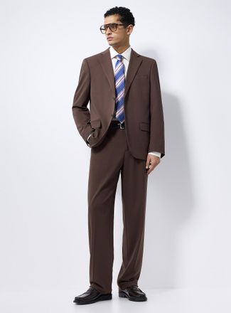 Le 31 Mens Chocolate soft pant Paris fit - High rise relaxed