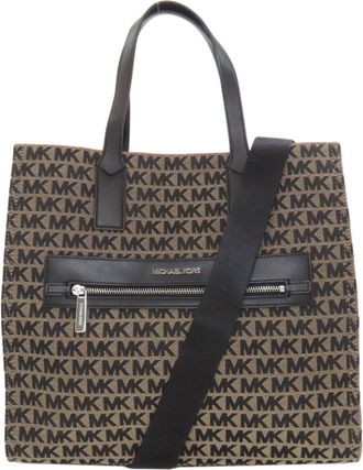 Michael Kors Brown Canvas Tote Bag (Pre-Owned)