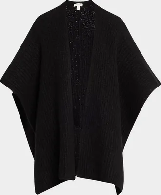 Sofiacashmere Cashmere Blend Knitted Cape