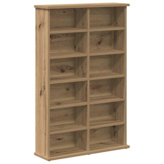 vidaXL Cabinet Para Cds Roble Artisan 60 X 17 X 92 Cm Vidaxl