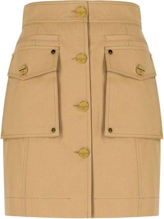 Elisabetta Franchi GONNA MINI CON TASCHE CAMMELLO ELISABETTA FRANCHI