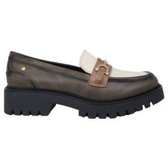 Pikolinos Groene instapper voor de zomer - Dames - Loafers - Groen - 35 EU - Schoenen
