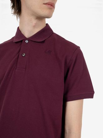 K-Way Polo maniche corte Amedee pique mauve wine