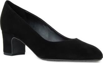 Aquatalia Tia Pump in Black Suede at Nordstrom, Size 6.5
