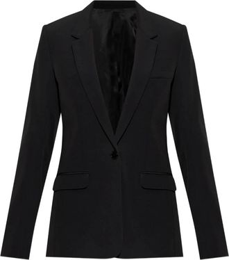 Isabel Marant Feray Jacket - Dames - Blazers - Zwart - L - Leer - Jassen