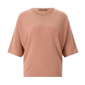 Luisa Cerano Dames, Truien, Beige, Maat: S Wol