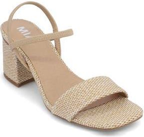 Mia Zissy Slingback Sandal in Light Natural at Nordstrom Rack, Size 8.5