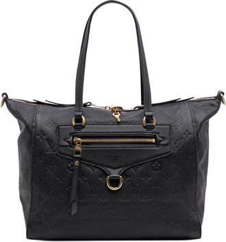 Louis Vuitton Pre-owned Womens Mahina Xl Embossed Tote Bag - Black Leather - One Size