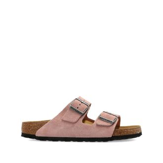Birkenstock Sliders, female, Pink, Size: 10 US Arizona Narrow Fit