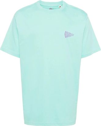 Boardies logo-print cotton T-shirt - men - Cotton - L - Green
