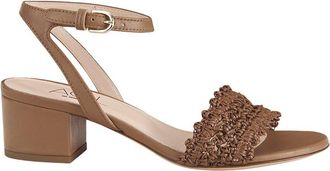 AGL Lala Sandal Straw Leather Sandal