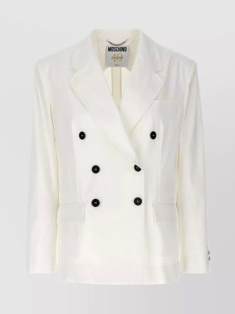 Moschino double-breasted blazer with buttoned cuffs