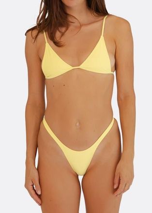 Minimale Animale Lucid Bikini Top in Yellow at Nordstrom, Size Medium