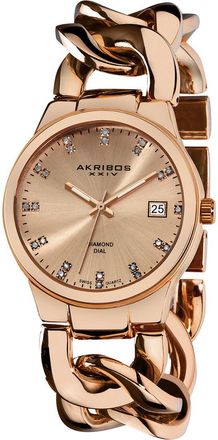Akribos XXIV Akribos Xxiv Womens Ladies Diamond Watch