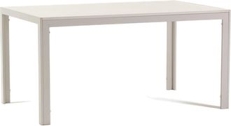 Siediti Fuori e Dentro Mesa rectangular 150x90 cm con tapa de mdf blanca/ blanco